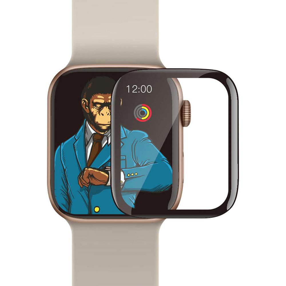 Ochranná fólia Blueo High Molecule pre Apple Watch 40mm Series, tvrdené sklo, čierna