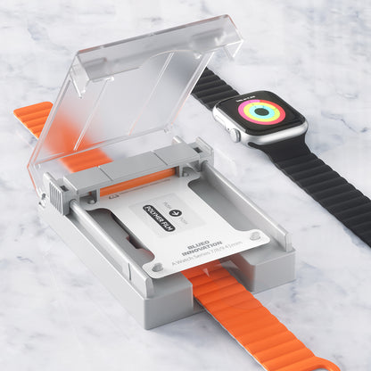Ochranná fólia Blueo High Molecule pre Apple Watch 40mm Series, tvrdené sklo, čierna