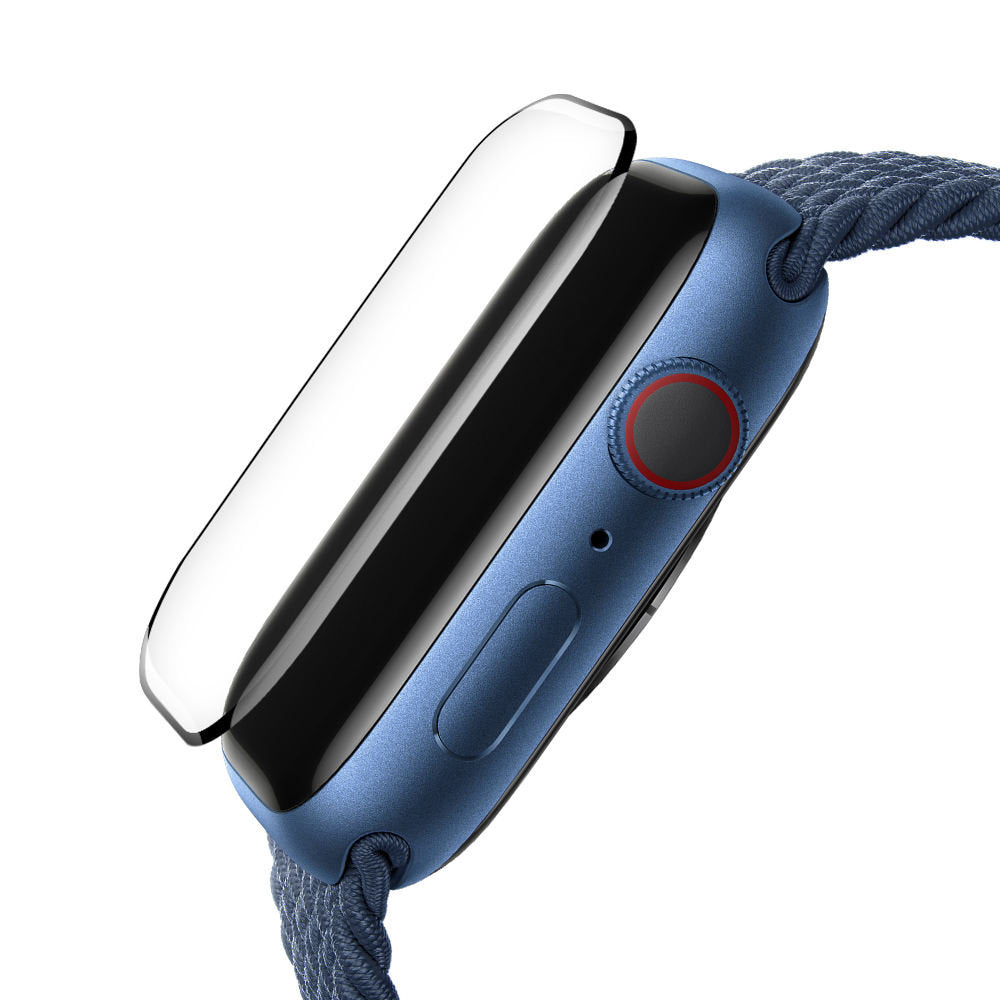 Ochranná fólia Blueo High Molecule pre Apple Watch 44mm Series, tvrdené sklo, čierna