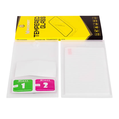Ochranná fólia na displej WZK pre Apple iPhone SE (2022) / SE (2020) / 8, tvrdené sklo, plné lepidlo, 5D, čierna