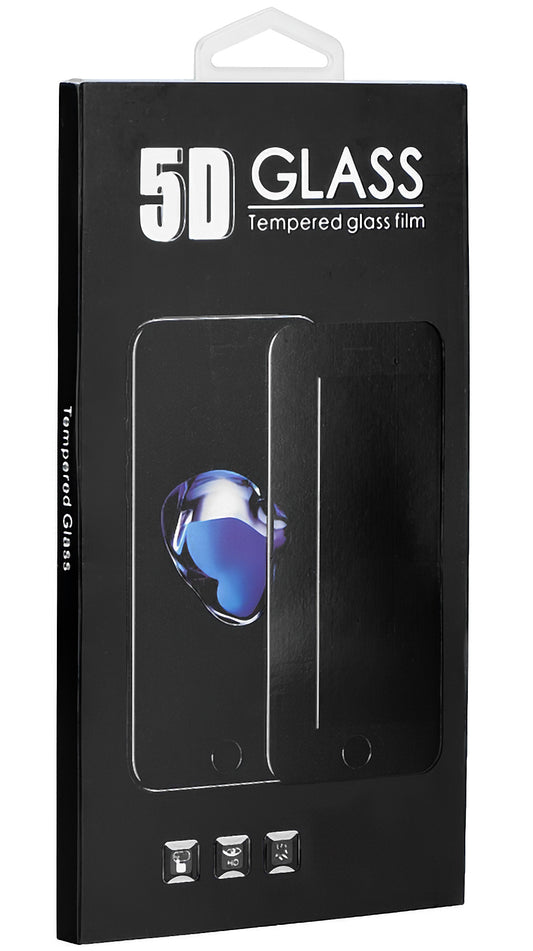 OEM ochranná fólia na obrazovku pre Samsung Galaxy Note10 Lite N770 / A71 A715, tvrdené sklo, plné lepidlo, 5D, čierna