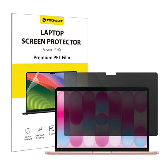 Ochranná fólia na obrazovku Privacy Techsuit VisionProX pre Apple MacBook Neo 13 palcov, plast