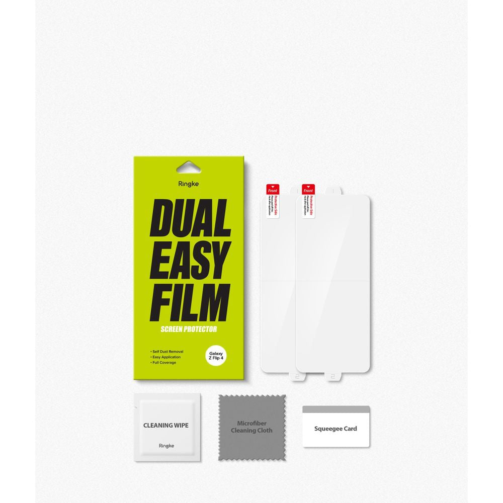 Ochranná fólia Ringke Dual Easy pre vnútorný displej Samsung Galaxy Z Flip4 F721, Plast, Sada 2 kusy