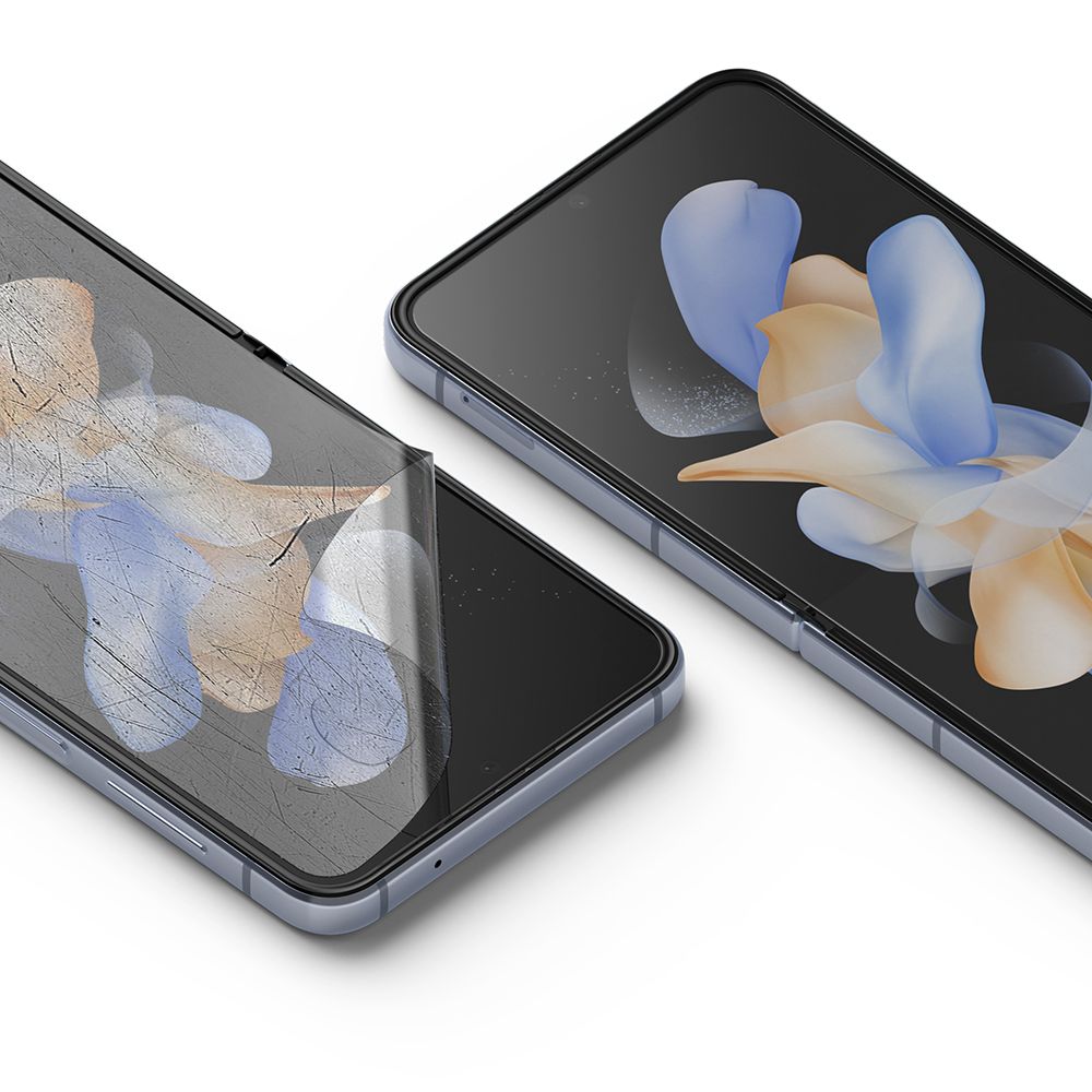 Ochranná fólia Ringke Dual Easy pre vnútorný displej Samsung Galaxy Z Flip4 F721, Plast, Sada 2 kusy