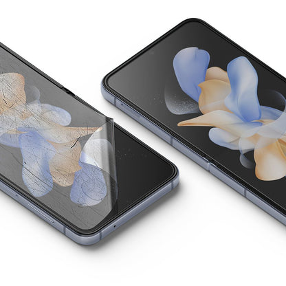Ochranná fólia Ringke Dual Easy pre vnútorný displej Samsung Galaxy Z Flip4 F721, Plast, Sada 2 kusy