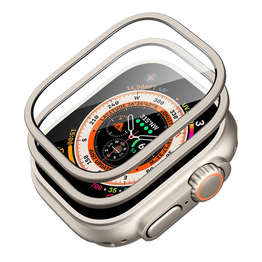 Ochranná fólia ESR Armorite pre Apple Watch Ultra Series, Sada 2 kusy, Tvrdené sklo, Bronzová