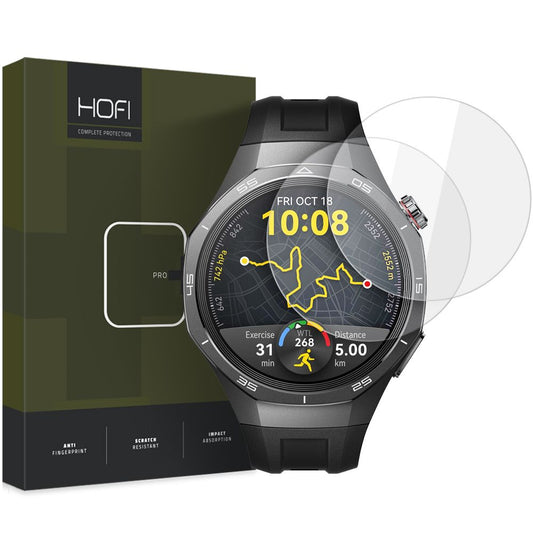 HOFI Glass PRO+ Ochranná fólia pre Huawei Watch GT 5 Pro 46 mm, sada 2 kusov, ochranné sklo