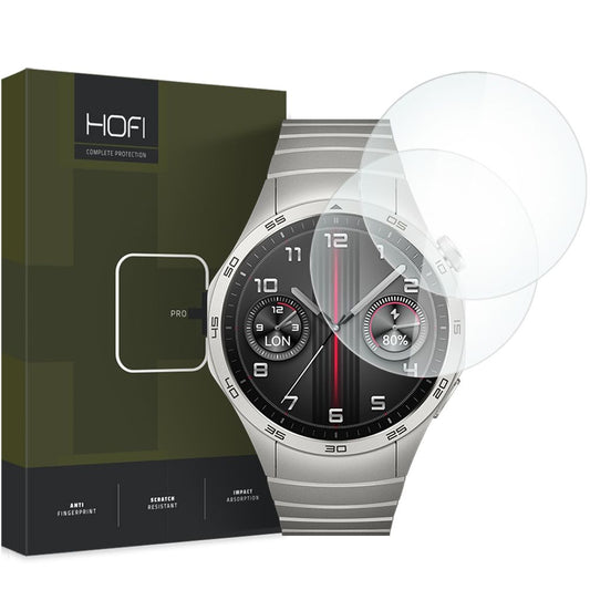 Ochranná fólia HOFI PRO+ pre Huawei Watch GT 4 46mm, Sada 2 kusy, Tvrdené sklo