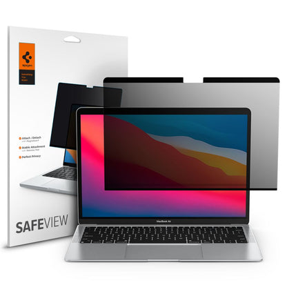 Spigen Safe View Magnetic Privacy Protection Film for Apple MacBook Air M3 13inch (2024) / (2022), Plastic AFL06253