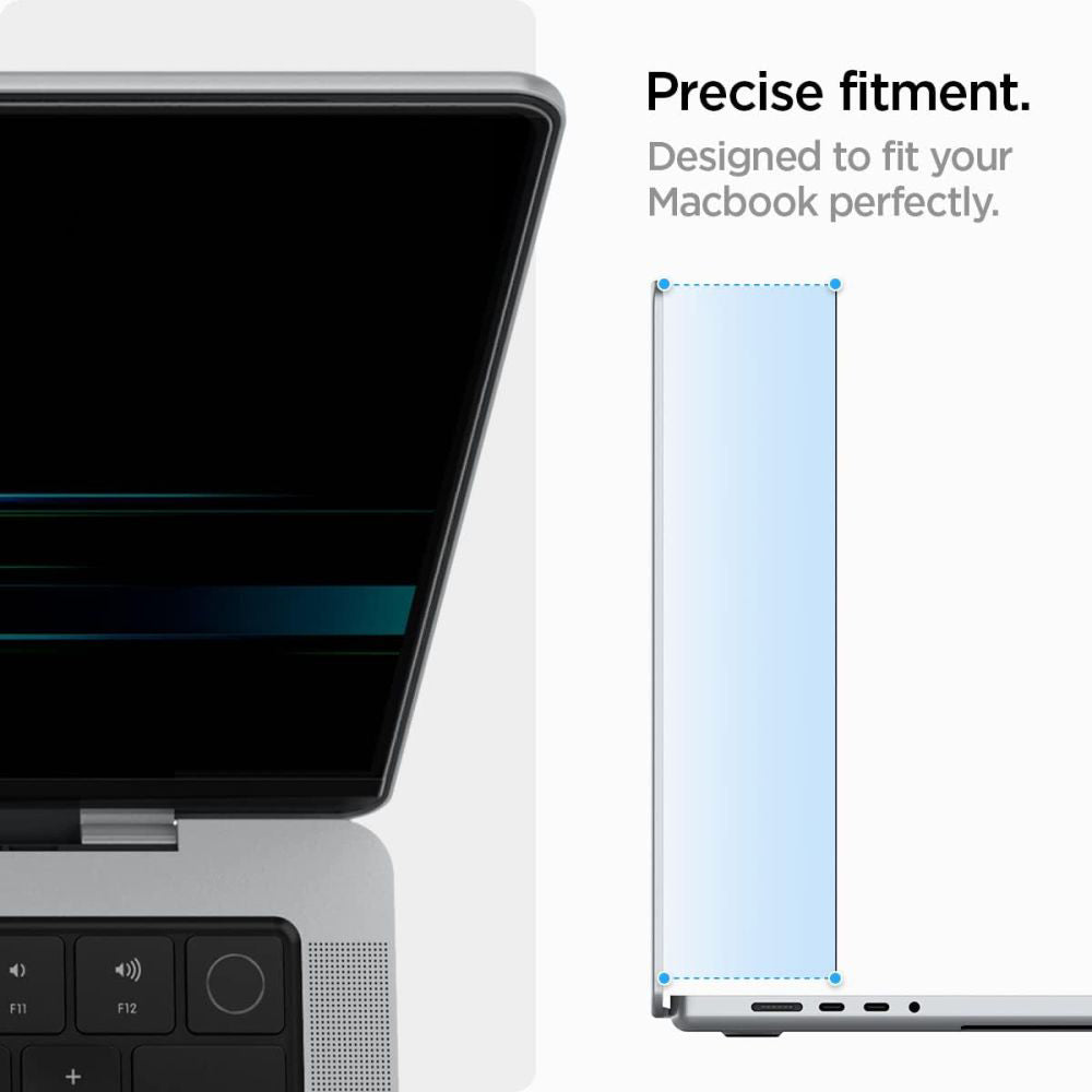 Spigen Safe View Magnetic Privacy Screen Protector for Apple MacBook Pro 14inch (2022) / (2024) / (2023) / (2021), Plastic AFL06158