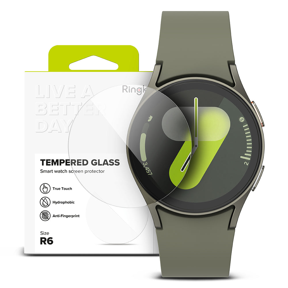 Ochranná fólia Ringke R6 pre Samsung Galaxy Watch7 44mm, sada 4 kusov, tvrdené sklo