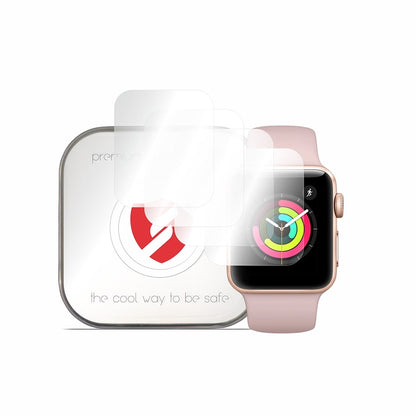 Ochranná fólia Smart Protection Premium Classic pre Apple Watch 38mm Series, sada 4 kusov, plastová