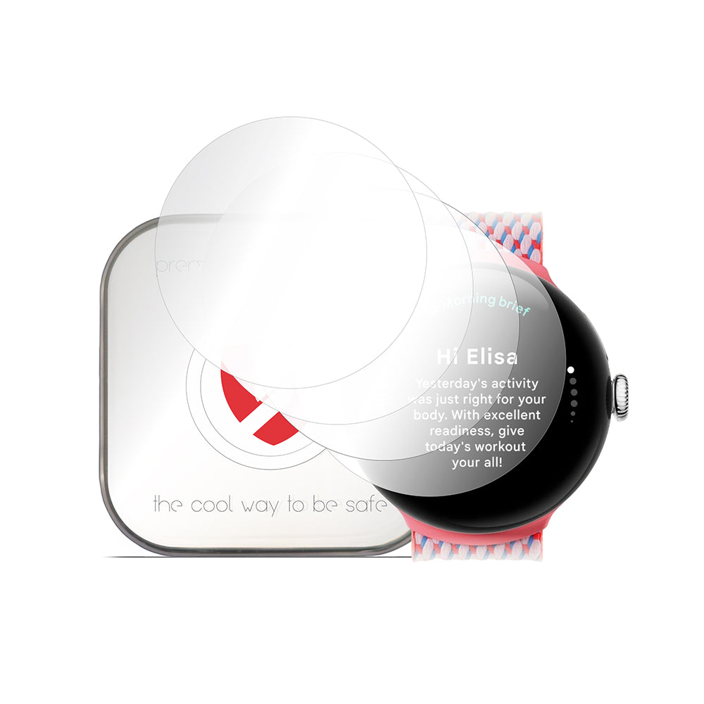 Ochranná fólia Smart Protection Premium Classic pre Google Pixel Watch 3 41mm, Sada 4 kusov, Plast