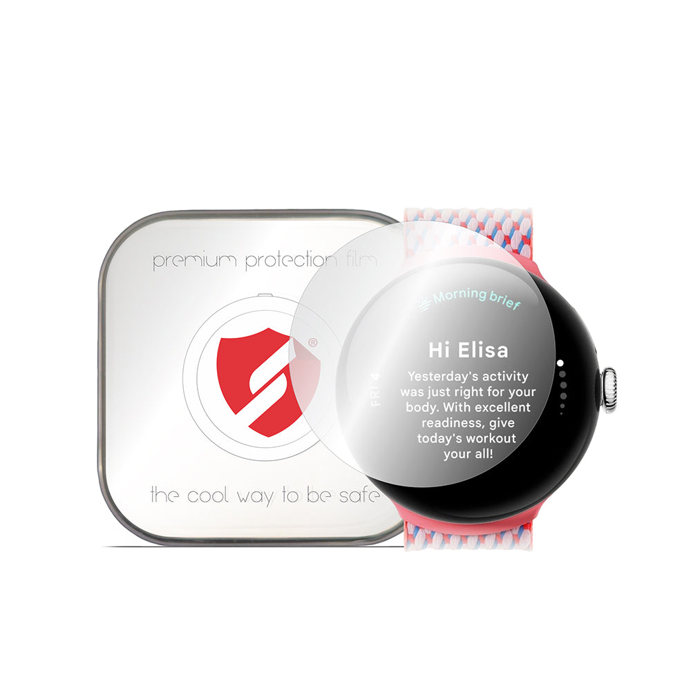 Ochranná fólia Smart Protection Premium Classic pre Google Pixel Watch 3 41mm, Sada 4 kusov, Plast