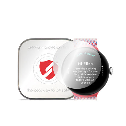 Ochranná fólia Smart Protection Premium Classic pre Google Pixel Watch 3 41mm, Sada 4 kusov, Plast