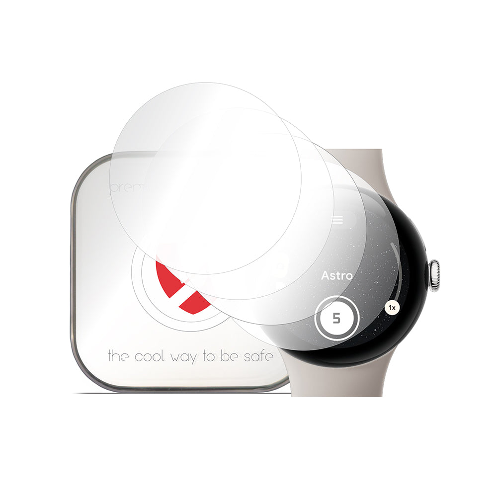 Ochranná fólia Smart Protection Premium Classic pre Google Pixel Watch 3 45mm, Sada 4 kusov, Plast
