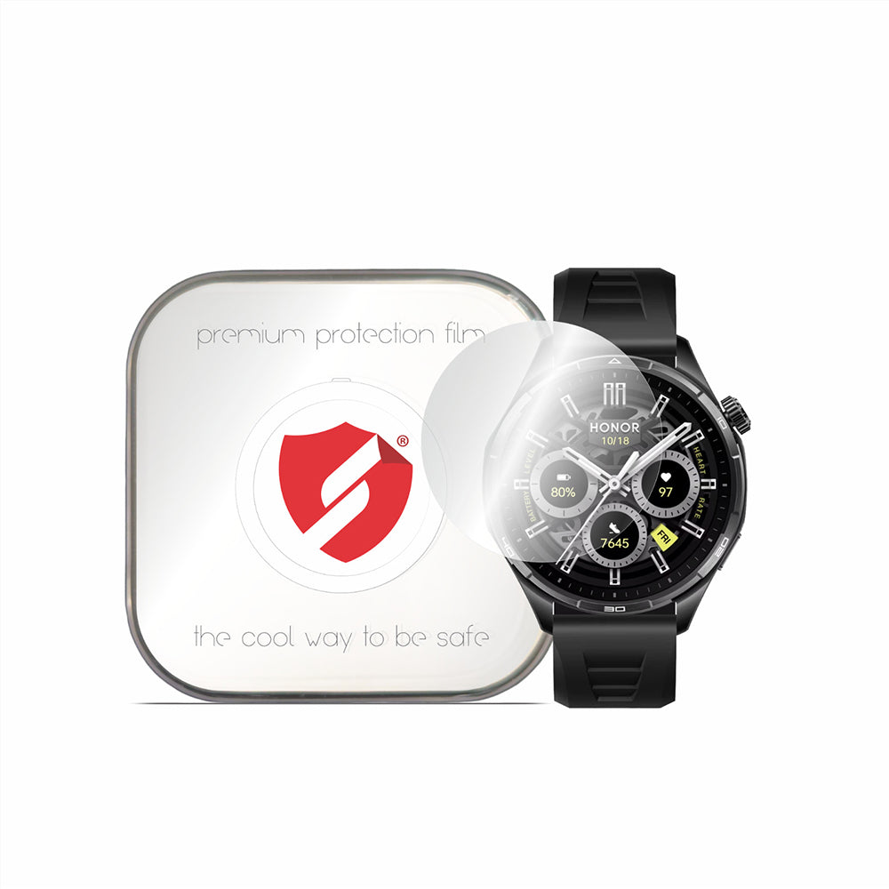 Smart Protection Premium Classic Protective Film for Honor Watch 6, Plastic, Set of 4 pieces