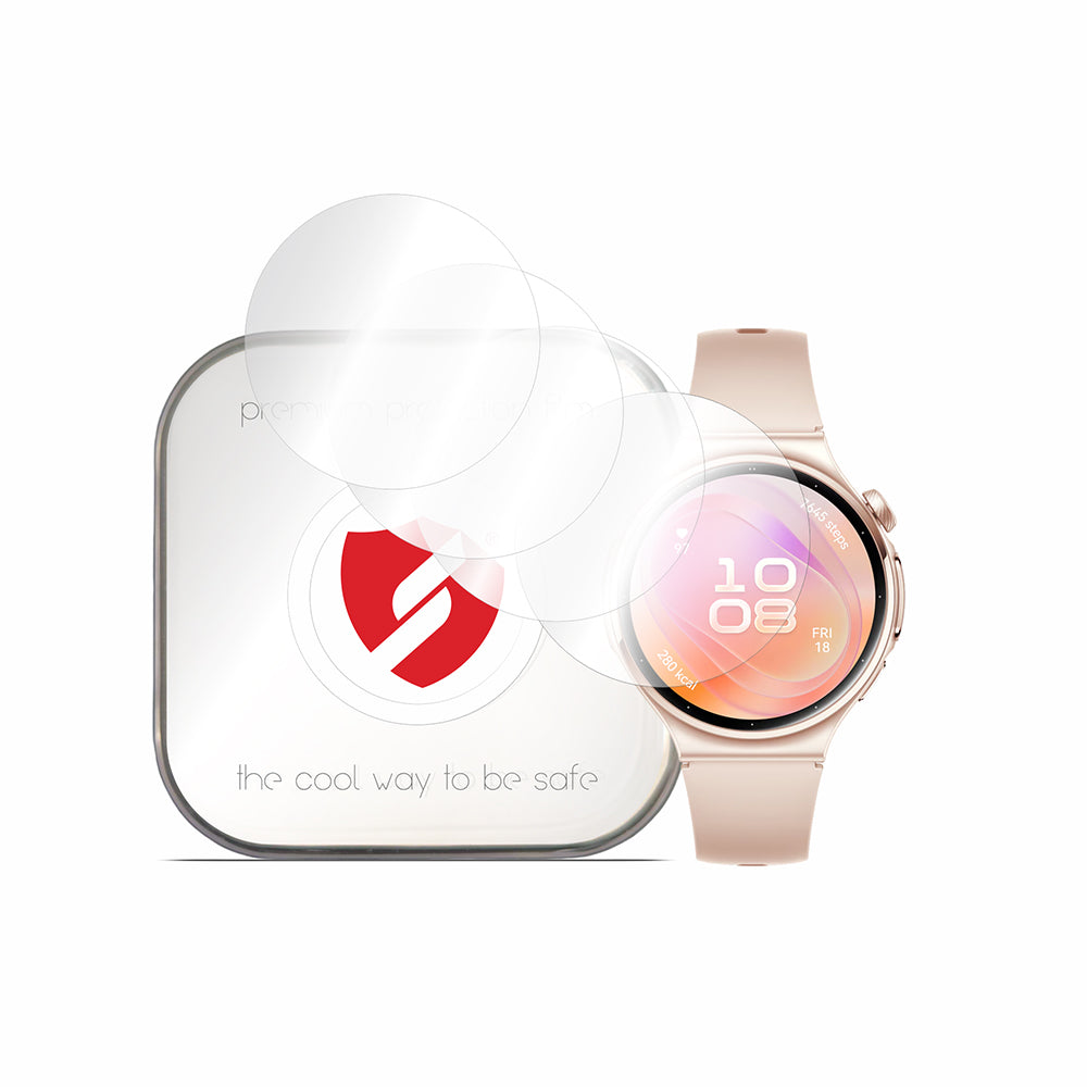 Ochranná fólia Smart Protection Premium Classic pre Huawei Watch 6 42 mm, plastová, súprava 4 kusov