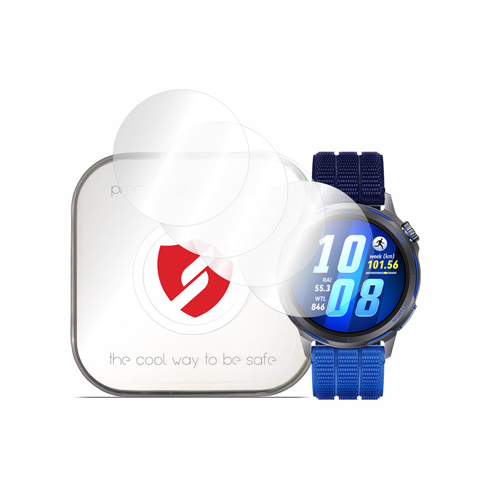 Ochranná fólia Smart Protection Premium Classic pre Huawei Watch GT Runner 2, plastová, súprava 4 kusov