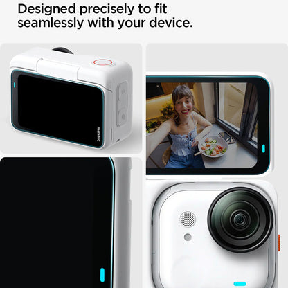 Ochranná fólia na displej Spigen GlastR Slim pre Insta360 Go Ultra, Tvrdené sklo, Sada 2 kusy AGL11171