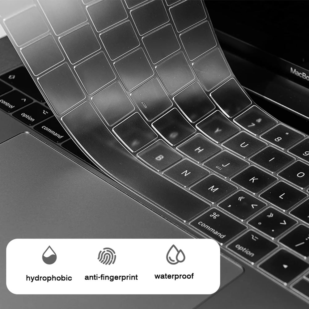Ochranný kryt klávesnice Techsuit PureTypeX pre Apple Macbook Air 13 (2020), priehľadný