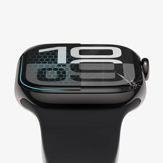 Ochranná fólia Tech-Protect Flex+ pre Apple Watch 46mm Series, Sada 2 kusy, Flexibilné sklo, Čierna