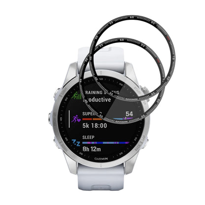Ochranná fólia Techsuit Nano Flex pre Garmin Fenix 7S, Sada 2 kusy, Plast, Čierna