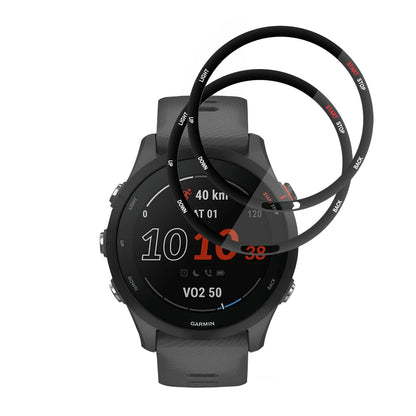 Ochranná fólia Techsuit Nano Flex pre Garmin Forerunner 255 Music / 255, Sada 2 kusy, Plastová, Čierna