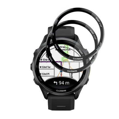 Ochranná fólia Techsuit Nano Flex pre Garmin Forerunner 570 47mm / 970, Sada 2 kusy, Plastová, Čierna