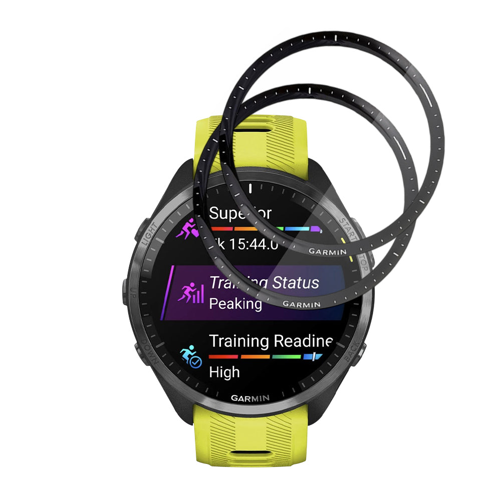 Ochranná fólia Techsuit Nano Flex pre Garmin Forerunner 965, Sada 2 kusy, Plast, Čierna