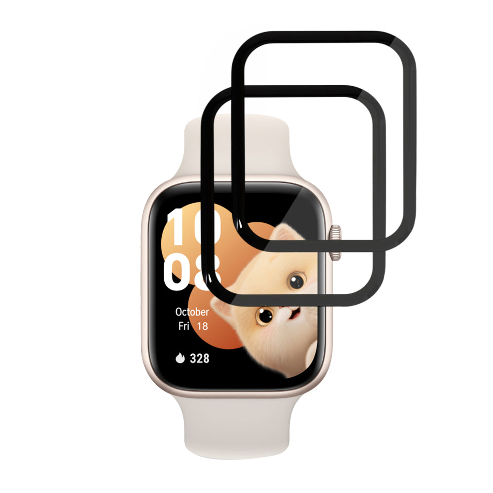 Fólia na ochranu Techsuit Nano Flex pre Honor Watch 5, Sada 2 kusy, Plast, Čierna