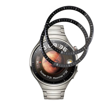 Fólia na ochranu Techsuit Nano Flex pre Huawei Watch 4 Pro, Sada 2 kusy, Plast, Čierna