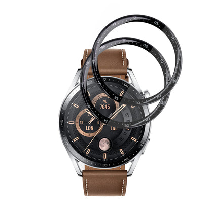 Ochranná fólia Techsuit Nano Flex pre Huawei Watch GT 3 46mm, Sada 2 kusy, Plastová, Čierna