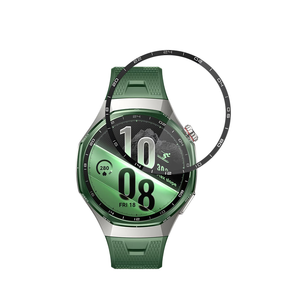 Ochranná fólia Techsuit Nano Flex pre Huawei Watch GT 7 Pro, plastová, súprava 2 kusov, čierna