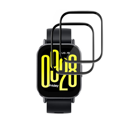 Ochranná fólia Techsuit Nano Flex pre Xiaomi Redmi Watch 5 Active, Sada 2 kusy, Plast, Čierna