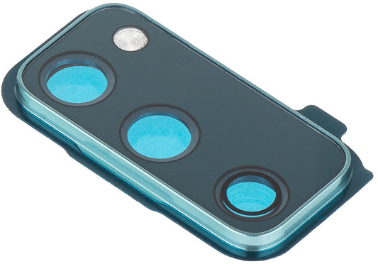 Sklenený kryt zadnej kamery Samsung Galaxy S20 FE 5G G781 / S20 FE G780, s rámom, zelený