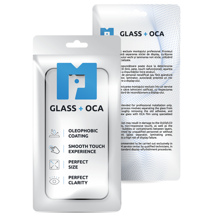 Sklo Obrazovky + OCA MP kompatibilné s Apple iPhone 17, Čierna