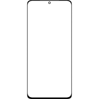 Sklenený displej + Edge Glue / OCA Forward Guard pre Samsung Galaxy S21 Ultra 5G G998, čierny