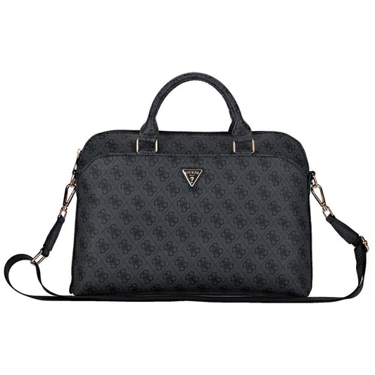 Taška Guess 4G Triangle Logo pre Laptop 15inch, Čierna