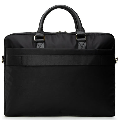 Taška Guess Triangle Logo na laptop 16 palcov, čierna