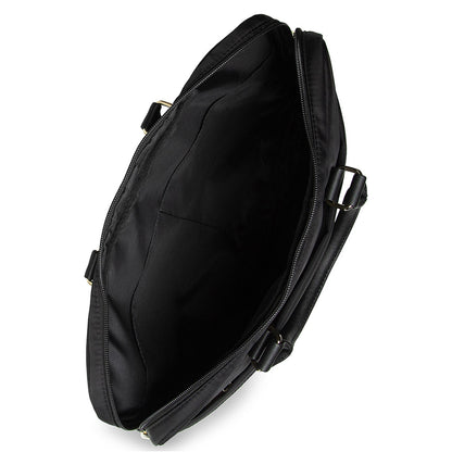 Taška Guess Triangle Logo na laptop 16 palcov, čierna