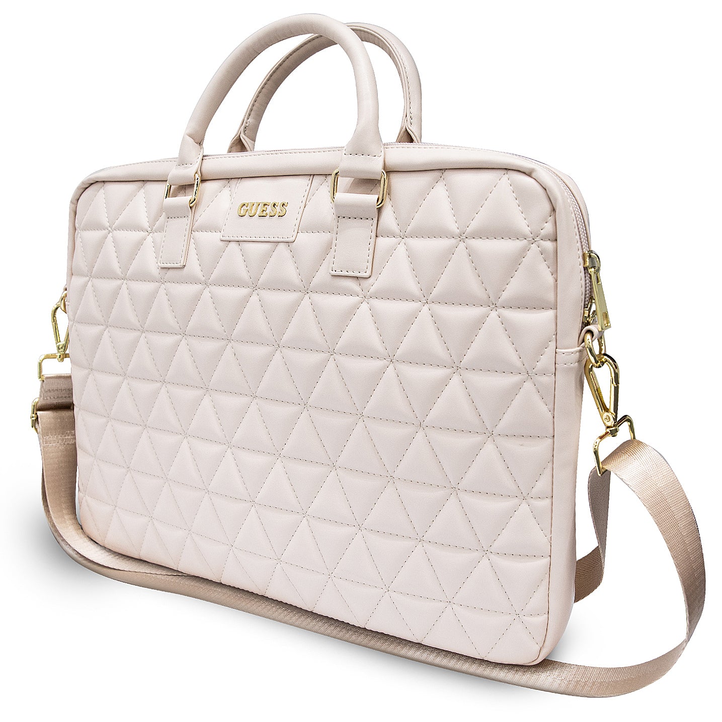 Taška Guess Quilted pre Laptop 15inch, Ružová