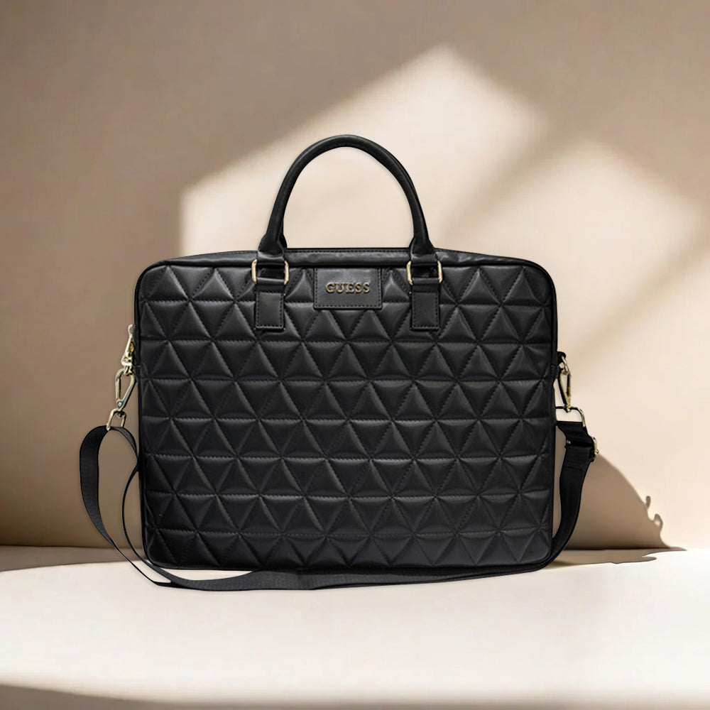Taška Guess Quilted pre Laptop 15inch, Čierna