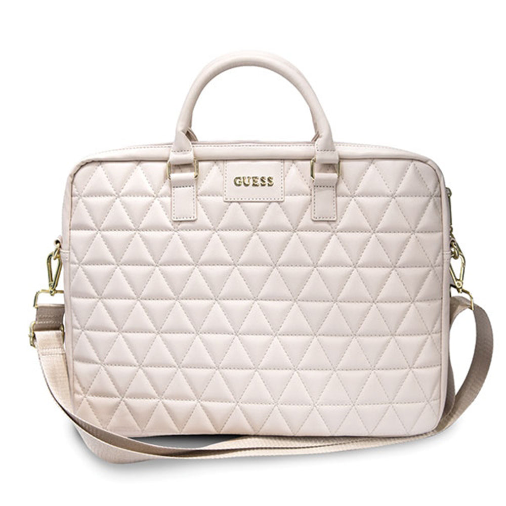 Taška Guess Quilted pre Laptop 15inch, Ružová