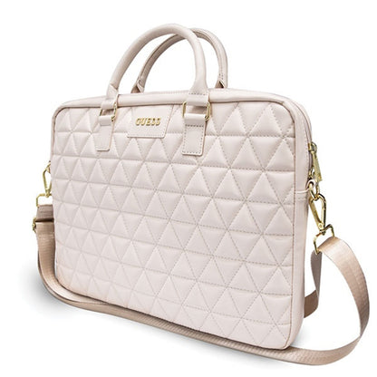 Taška Guess Quilted pre Laptop 15inch, Ružová