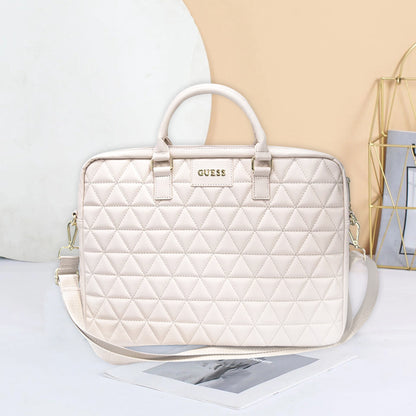 Taška Guess Quilted pre Laptop 15inch, Ružová