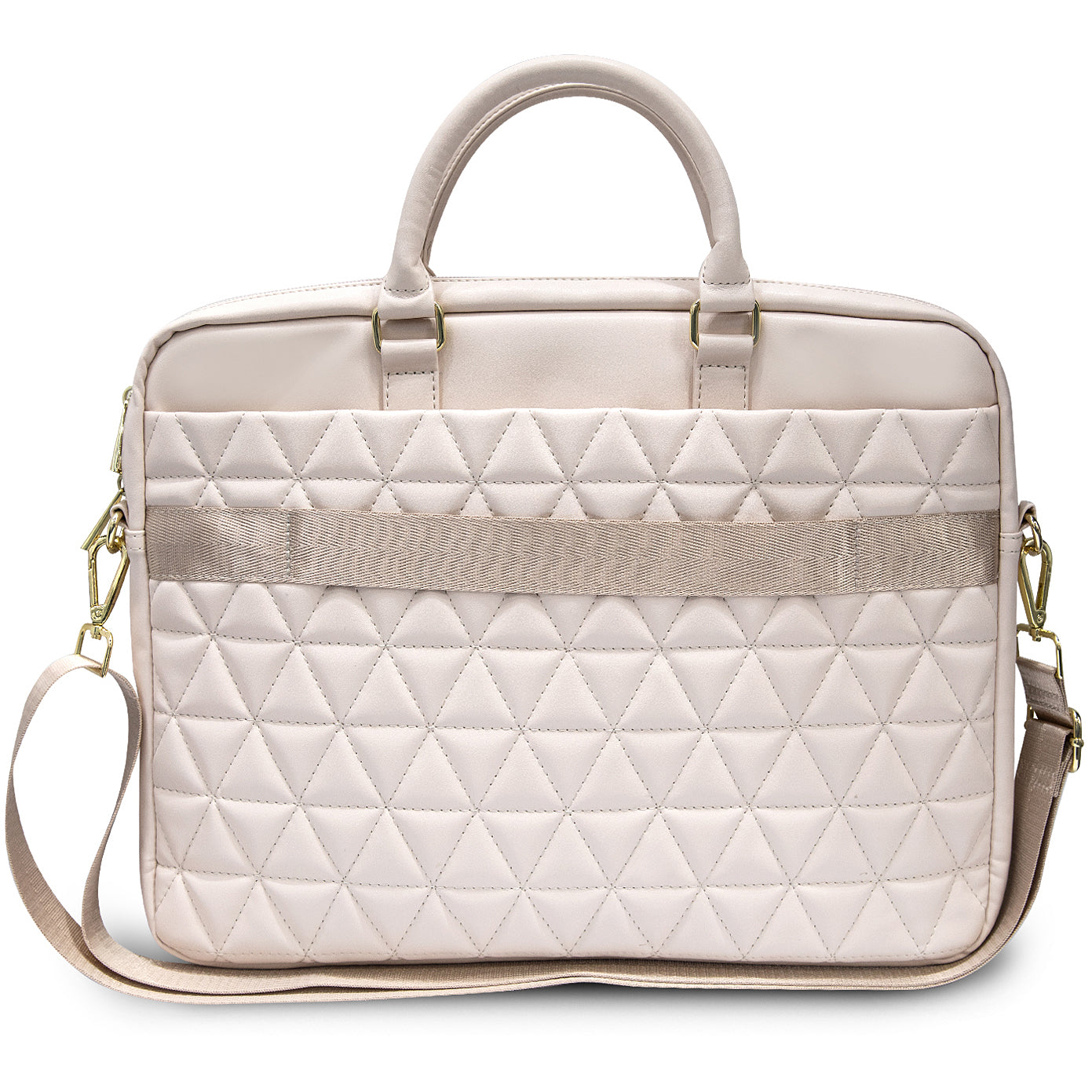 Taška Guess Quilted pre Laptop 15inch, Ružová