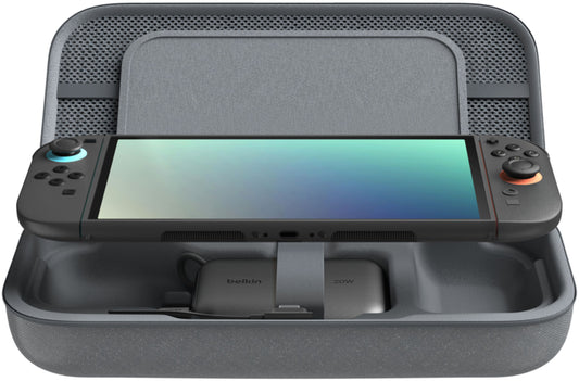 Ochranné puzdro Belkin Charging pre konzolu Nintendo Switch 2 / Switch / Switch OLED, sivé ENA001hqCH-V2
