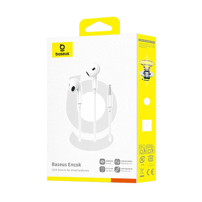 Handsfree 3.5mm Baseus Encok HZ19, Biela A00182301213-00