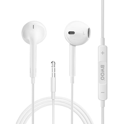 Handsfree 3,5 mm BWOO HF05, biela